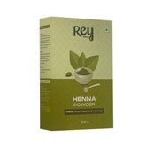 Rey Naturals Indigo Powder and Henna Powder for hair | Natural Hair Colour | Long Lasting Lustrous Black & Rich Brown Colour | Suited for All Hair | Mehndi | 200gm each